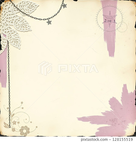 Torn paper background with soft aged texture. 128155519
