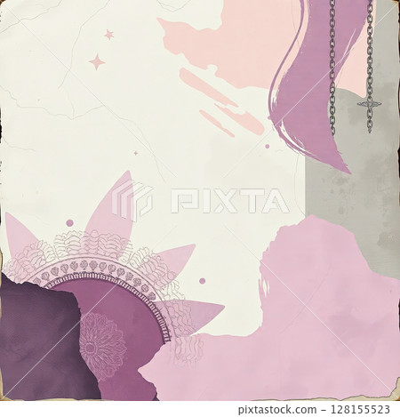 Old textured background resembling vintage paper or document. 128155523