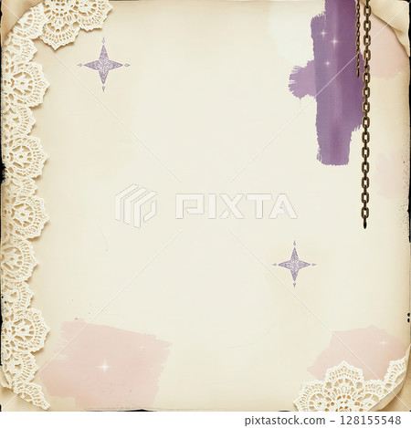 Grunge paper background with vintage texture and lace imperfections. Grunge paper background with vintage texture and lace imperfections. 128155548