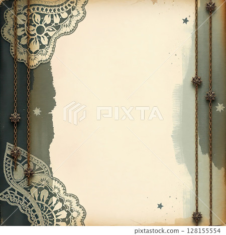 Aged recycled paper surface with dirt, stains, and grunge details. 128155554