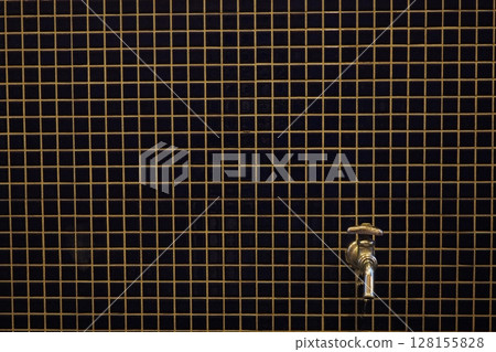 Tile and faucet 128155828