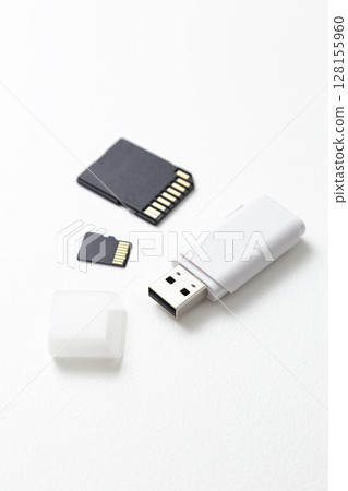 USB memory and SD card 128155960