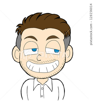 一個男人在笑 128156014