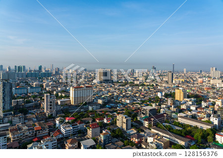 Bangkok cityscape, Thailand, daytime Bangkok cityscape, Thailand, daytime 128156376