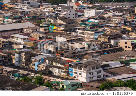 曼谷城市景觀，泰國，白天 128156379