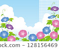夏花牽牛花與積雨雲 A3_04 128156469