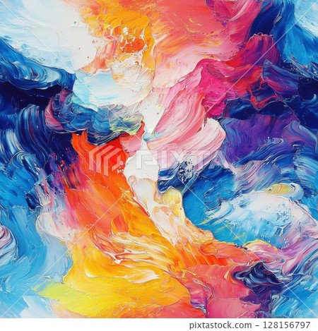 Abstract Colorful Swirls 128156797