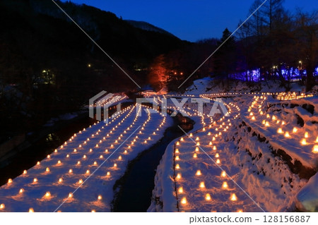 【栃木縣】湯西川溫泉冬季迷你雪屋點燈活動（鎌倉祭） 128156887