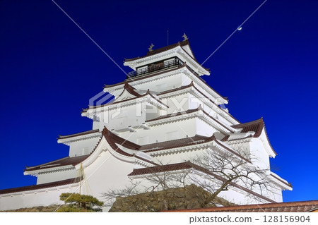 [Fukushima Prefecture] Winter illumination of Tsuruga Castle (Aizu-Wakamatsu Castle) 128156904