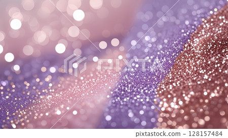 薰衣草與玫瑰金幻想閃光背景 128157484