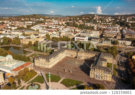 Schlossplatz in Stuttgart, Germany, travel landscape Schlossplatz in Stuttgart, Germany, travel landscape 128159801