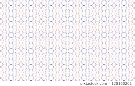 A pattern of baseballs connected vertically by dashed lines 128160261