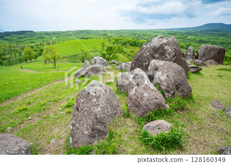 (Kumamoto Prefecture) Aso Oshitoishi Hill 128160349