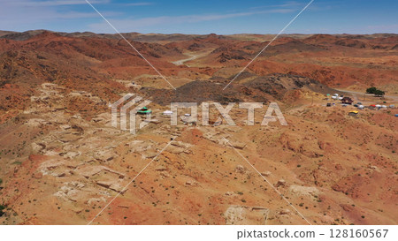 Ongiin Khiid Monastery ruins in Mongolia Ongiin Khiid Monastery ruins in Mongolia 128160567