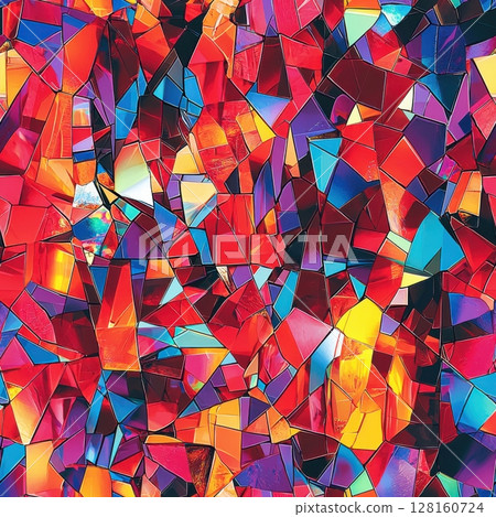 Abstract Colorful Mosaic Pattern Abstract Colorful Mosaic Pattern 128160724