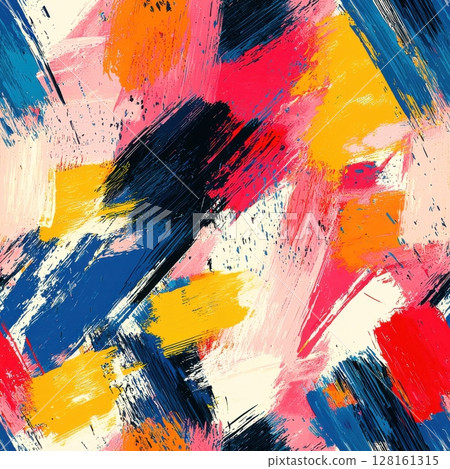 Abstract Colorful Paint Strokes 128161315