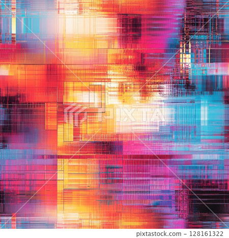 Abstract Colorful Grid Pattern 128161322