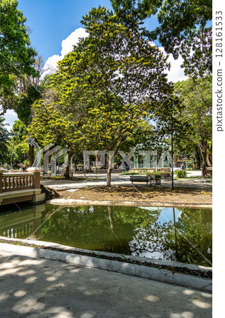 Praca Batista Campos in the city of Belem, in the state of Para, Brazil. Praca Batista Campos in the city of Belem, in the state of Para, Brazil. 128161533