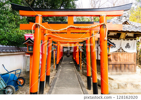Kyotenmangu Shrine (Kyoto Shrine), Minamichufuri, Hirakata City, Osaka Prefecture, Inari Shrine 128162020