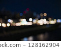 Blurred night city, Kamogawa 128162904