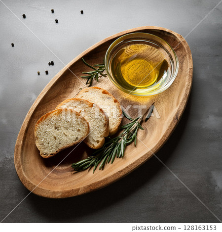 Simple Gourmet Bread and Olive Oil Simple Gourmet Bread and Olive Oil 128163153