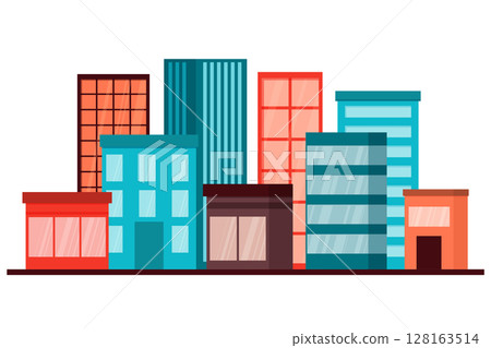 cityscape vector illustration 128163514