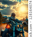 Old man biker 128164074