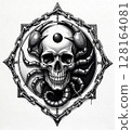 Skull Scorpion 128164081