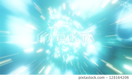 A trail of light running at incredible speed - A colorful light background A trail of light running at incredible speed - A colorful light background 128164206