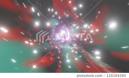A trail of light running at incredible speed - A colorful light background A trail of light running at incredible speed - A colorful light background 128164260