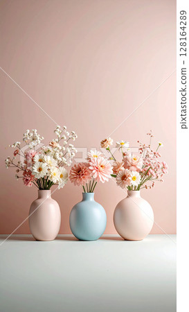 Flower placed on the table Flower placed on the table 128164289