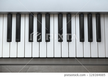 Piano keyboard 2 octaves 128164885
