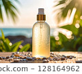 Landscape with a bottle_Beach 128164962