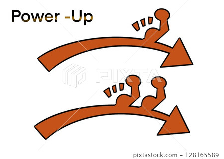 Arrow Power UP Power Increase 128165589