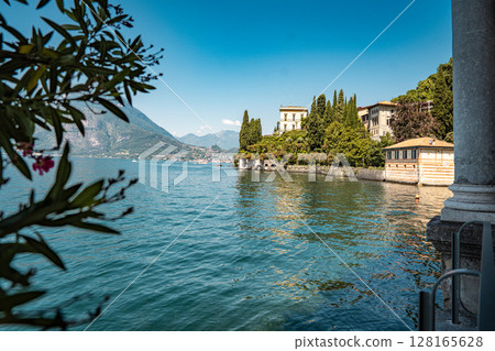 Lush Botanical Garden of Villa Monastero Overlooking Lake Como: Elegant Historic Estate Surrounded by Mediterranean Flora and Alpine Scenery Lush Botanical Garden of Villa Monastero Overlooking Lake Como: Elegant Historic Estate Surrounded by Mediterranean Flora and Alpine Scenery 128165628