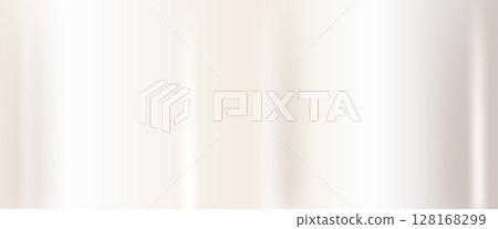 Soft beige gradient background silk fabric. Foil texture with pearl colors for elegant abstract backdrop. Horizontal metallic cover with a subtle wavy pattern. Pale beige gradation vector 128168299