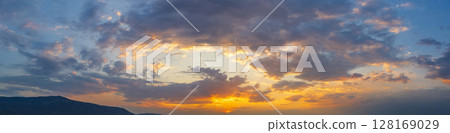 Stunning colorful clouds Stunning colorful clouds 128169029