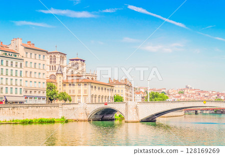 Lyon, France in a beautiful summer day Lyon, France in a beautiful summer day 128169269
