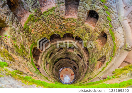 The Initiation well of Quinta da Regaleira in Sintra. 128169290