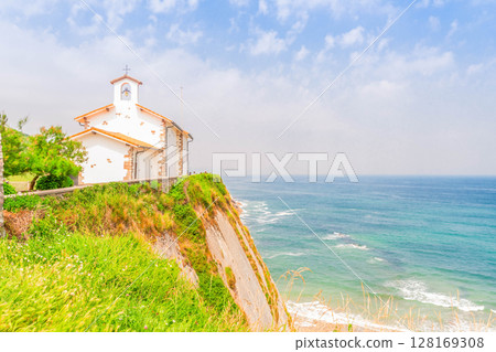 Zumaia coast, Pais Vasco Spain Zumaia coast, Pais Vasco Spain 128169308