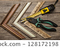 Baguette samples with frame tools 128172198