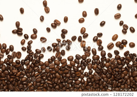 A grain of black coffee. A grain of black coffee. 128172202