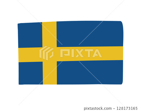 瑞典國旗插畫素材 瑞典國旗插畫素材 128173165