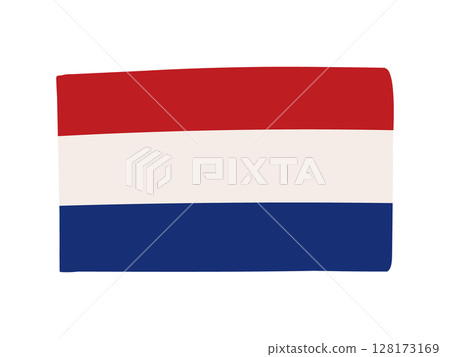 Dutch flag illustration material 128173169