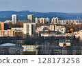 Ostrava view with houses 128173258