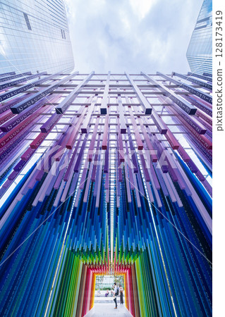 "Tokyo" Gateway Park scenery, Takanawa Gateway City 128173419