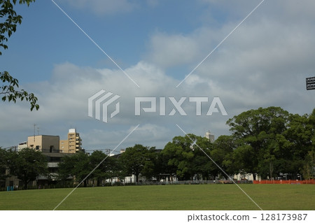 I walked in Fujimi Park I walked in Fujimi Park 128173987