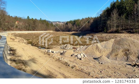 Landscape Transformation The Process of Aggregate and Earthworks on Various Sites and Areas 128174338