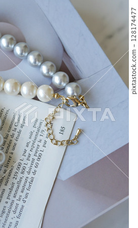 Beautiful pearl accessories 128174477