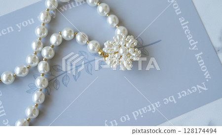 Beautiful pearl accessories 128174494